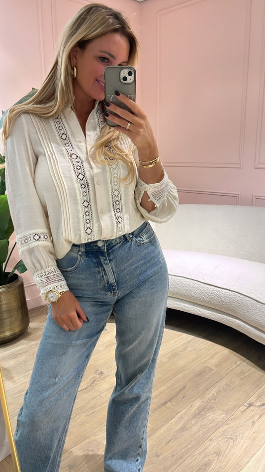 Blouse Anne Creme