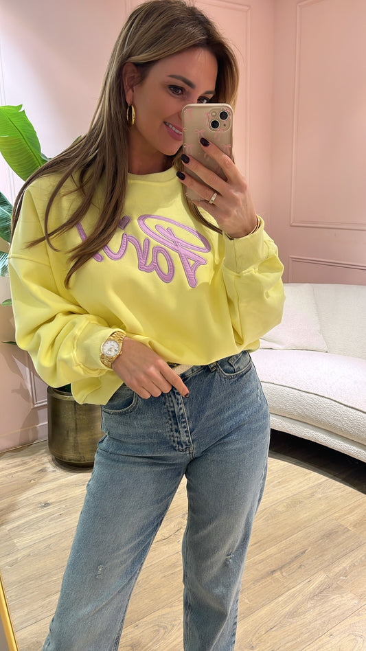 Paris Trui Geel Azzuro