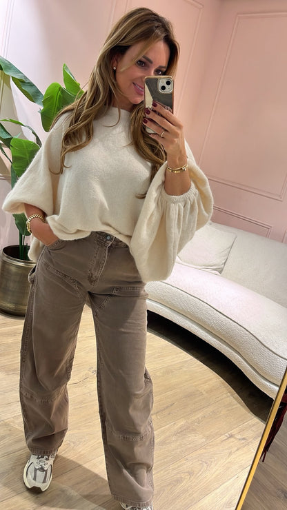 Maeve Oversized Knit - off white