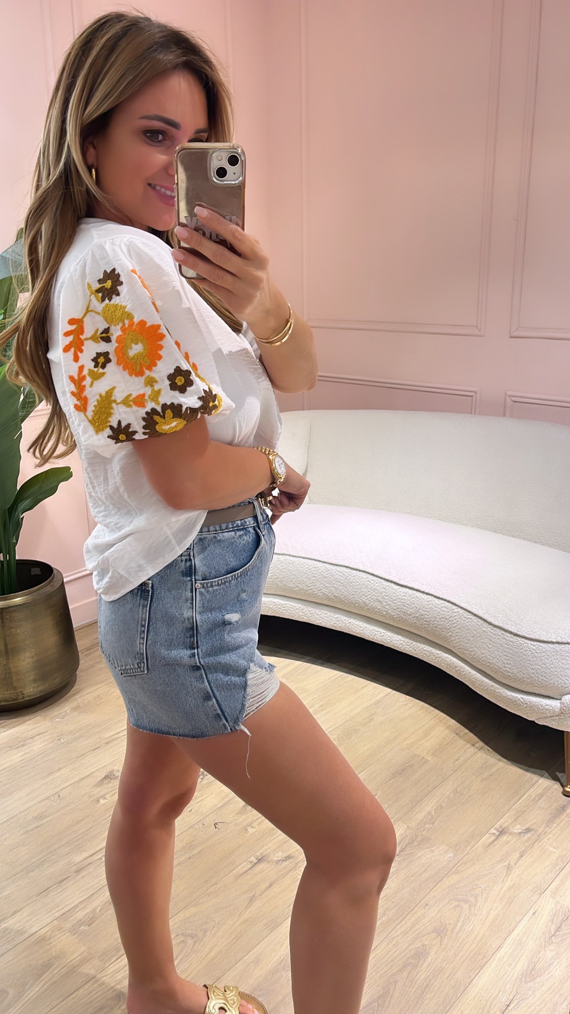 Blouse Fleur Wit
