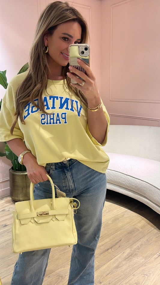 Sweater Vintage Geel