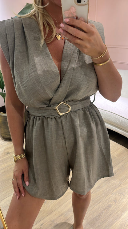 SALE!! Playsuit Nienke Greige