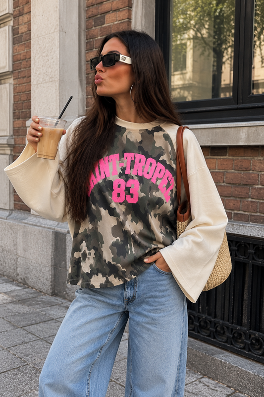Saint-Tropez Sweater – camo pink💕