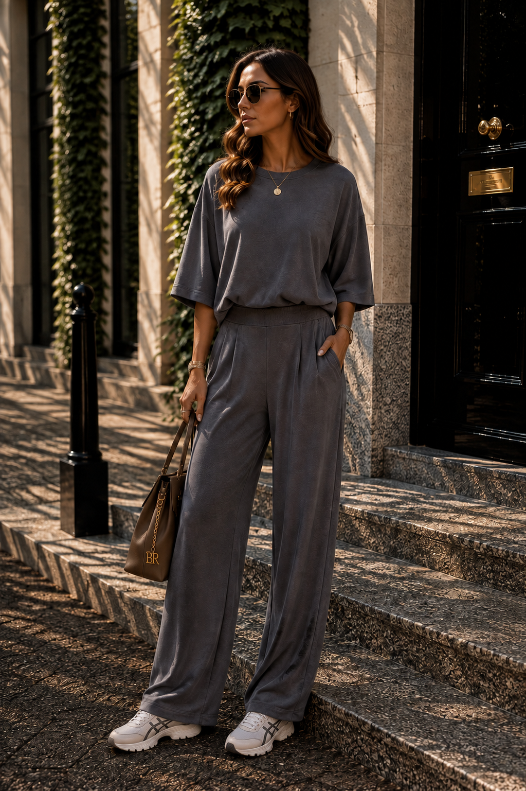Loua Set - antracietgrijze