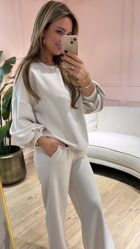 Broek Amelie Azzuro Beige