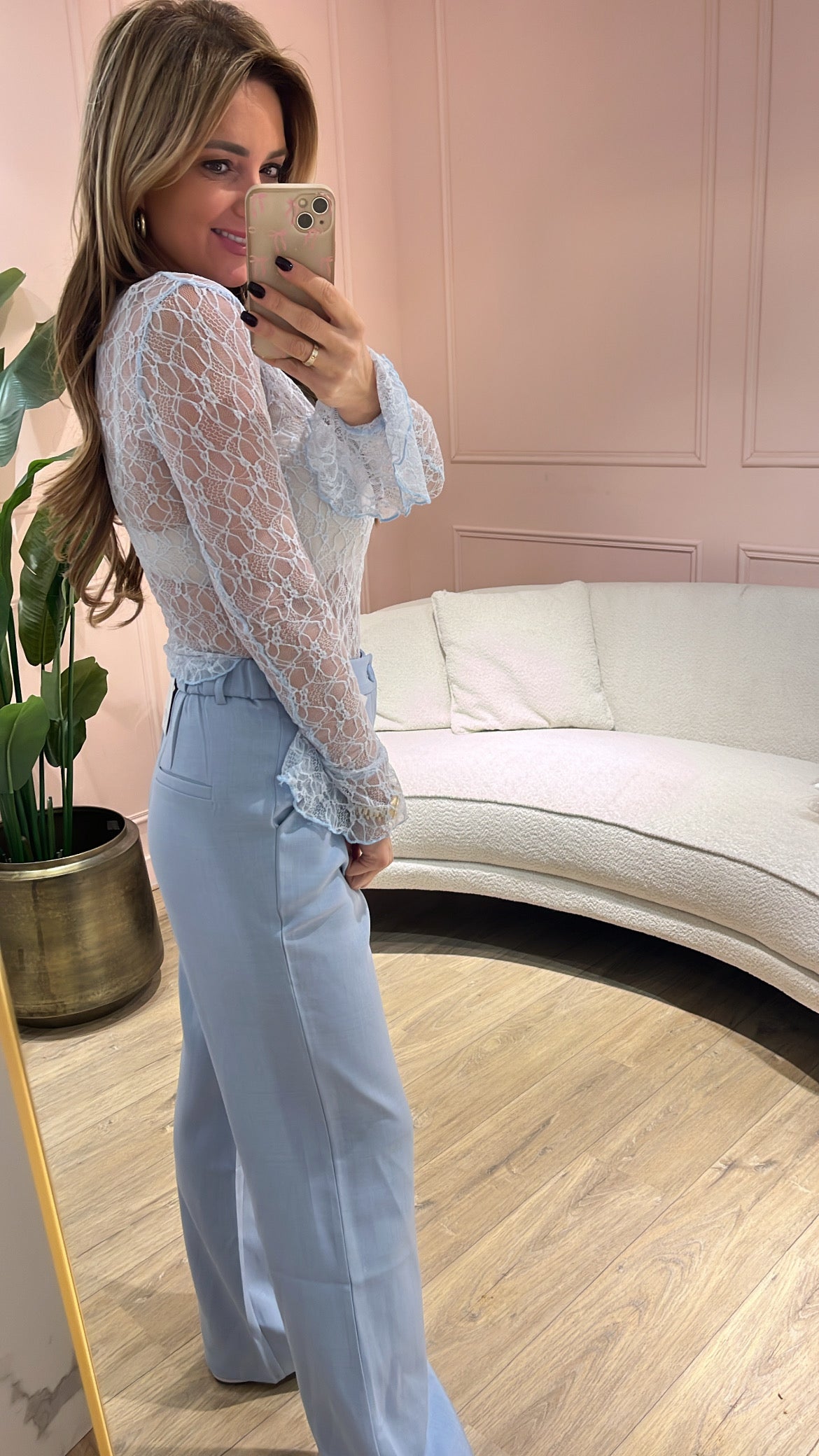 Pantalon Sophie Blauw