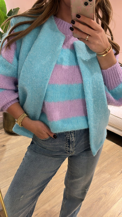 Gilet Anne Blauw Azzuro