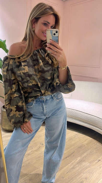 Camo Belle Top