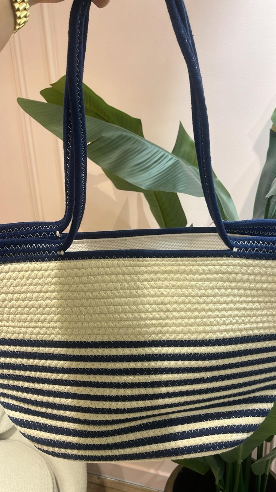 Sunset Shopper -  crème/blauw