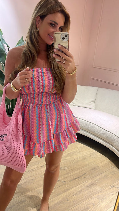 Sunset Vibes Jumpsuit - roze