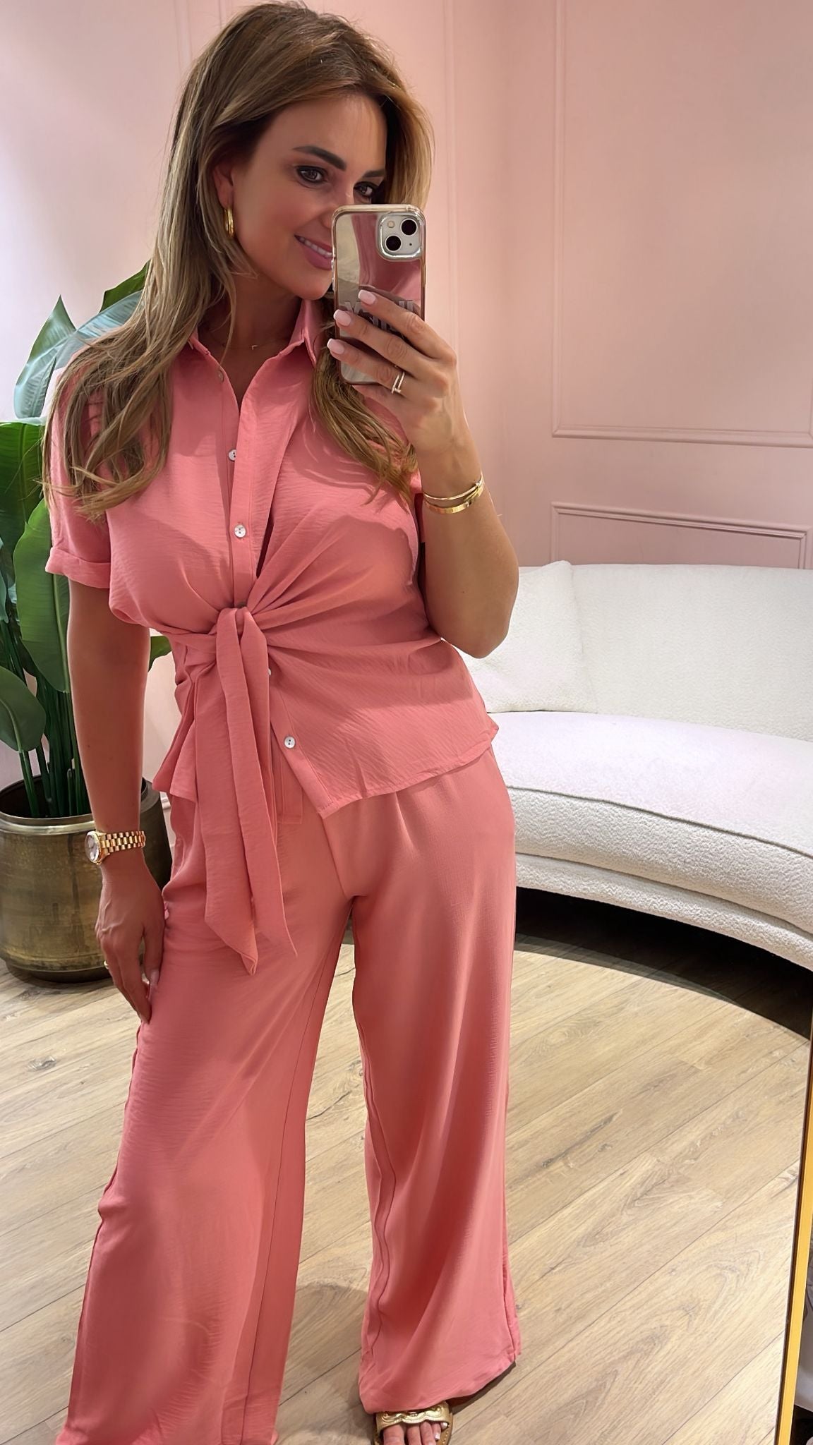 Azzuro Liv Pantalon - koraal