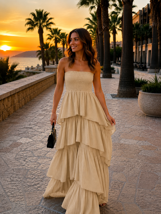 Amélie Maxi Dress - zand