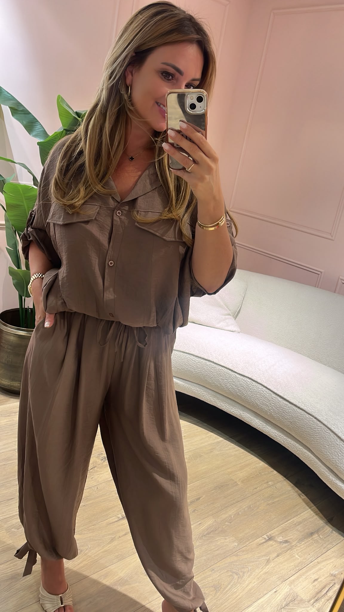Noëlle Blouse - taupe