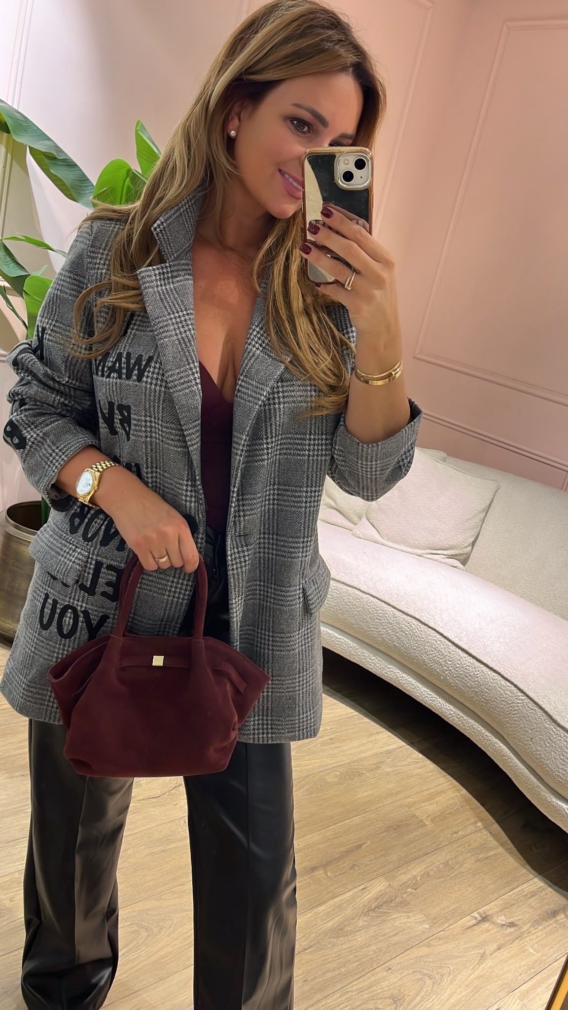 Harper Statement Blazer - grijs
