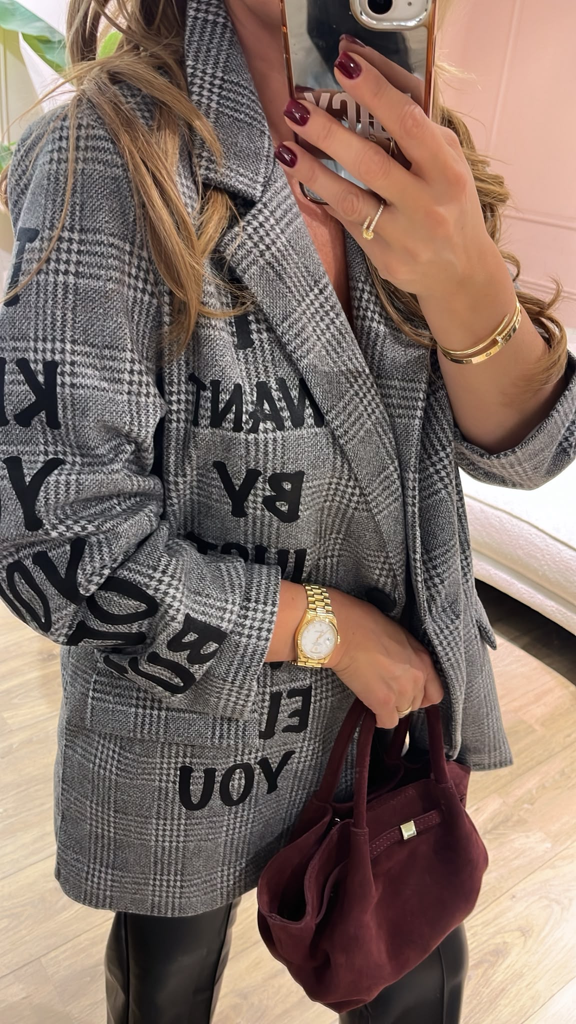 Harper Statement Blazer - grijs