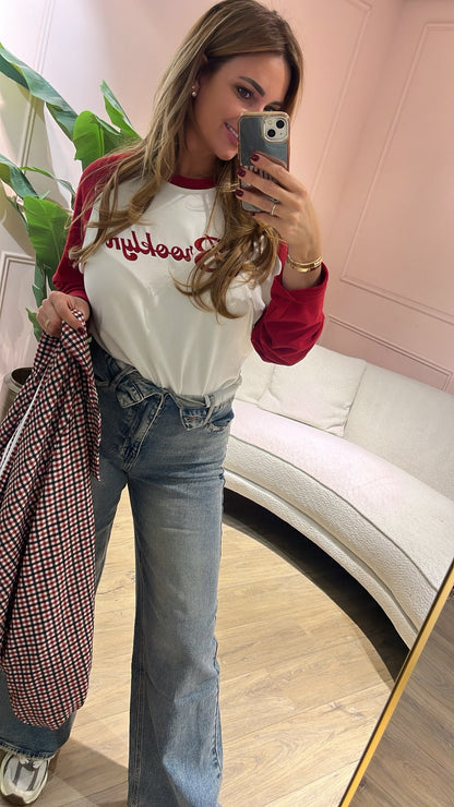 Brooklyn Club Shirt - rood/ wit
