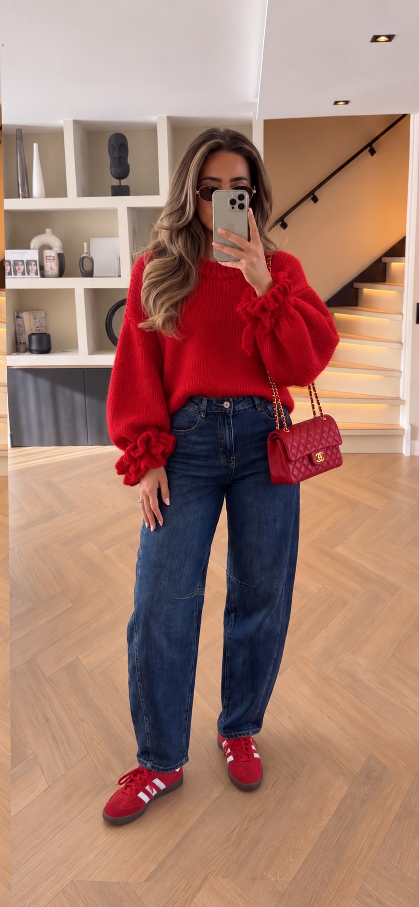 Bella Bow Trui - rood