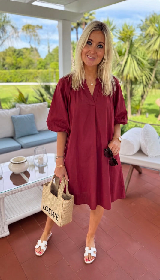 Jurk Azzuro Celine-bordeaux