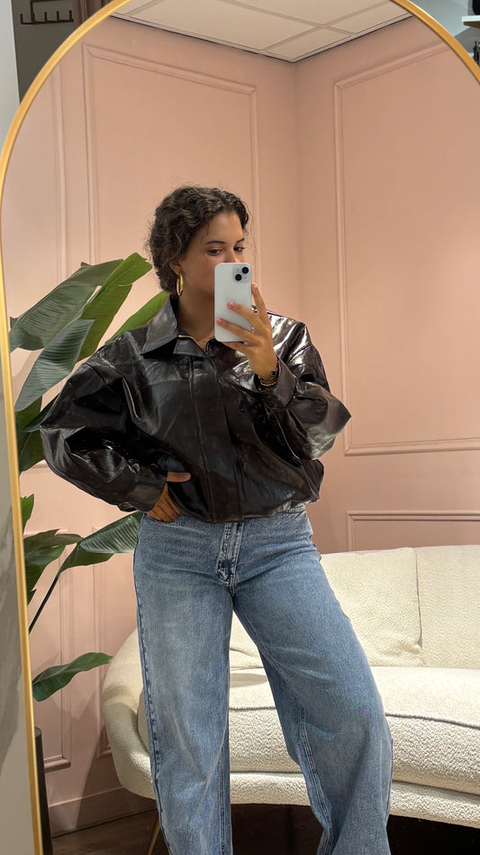 Rebel Leather jacket - Brown