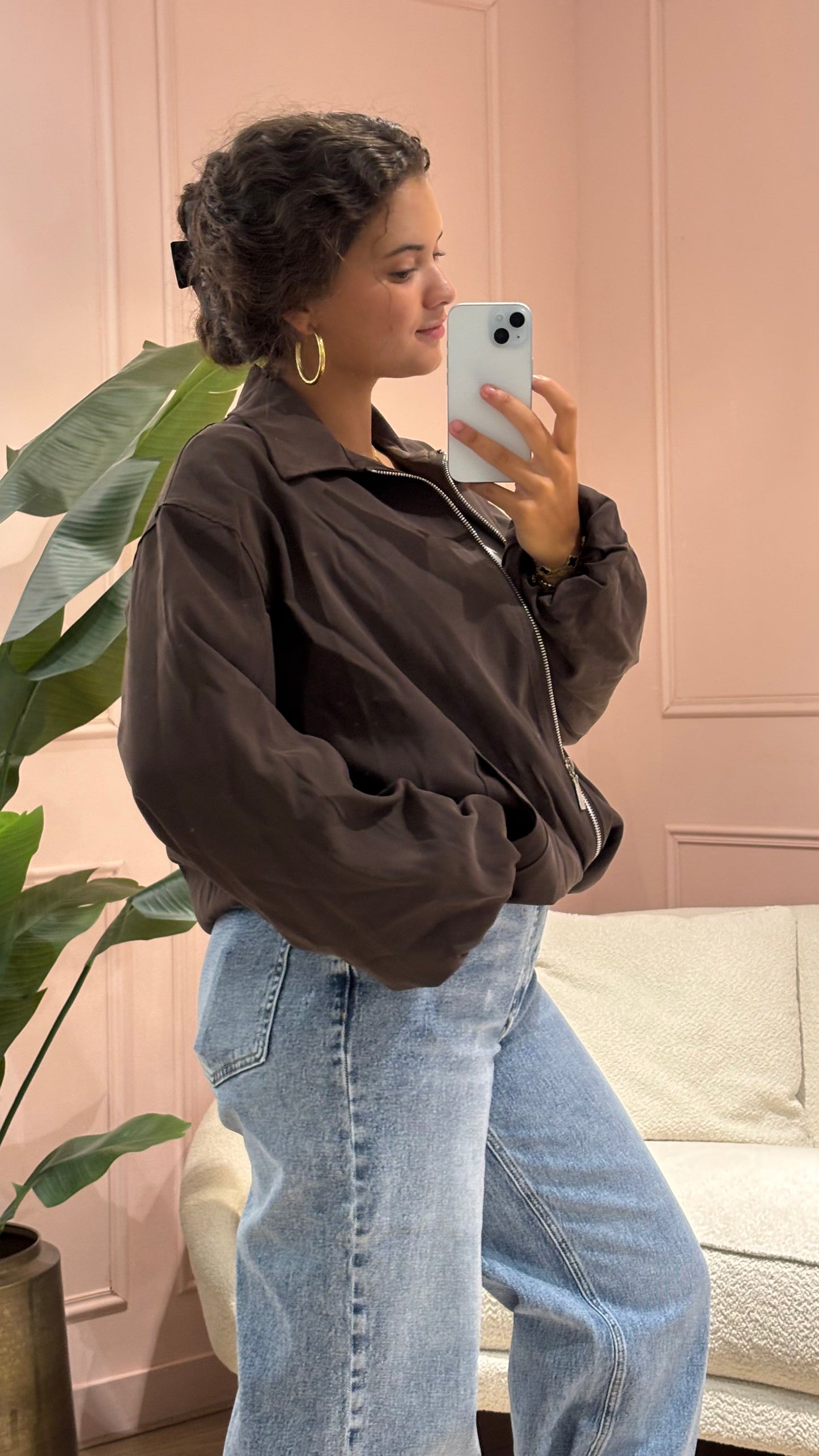 Brown Suede Jasje