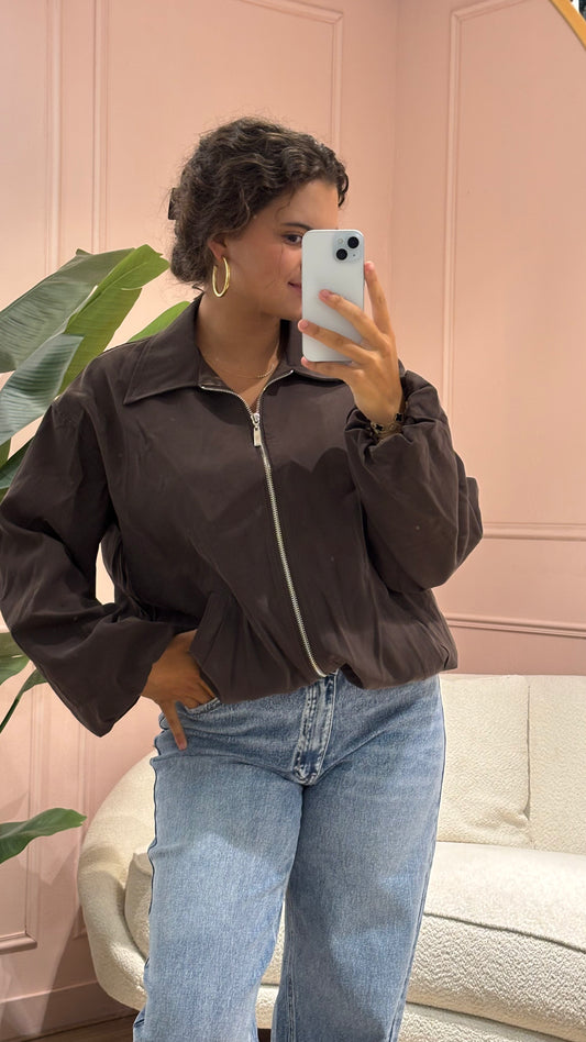 Brown Suede Jasje