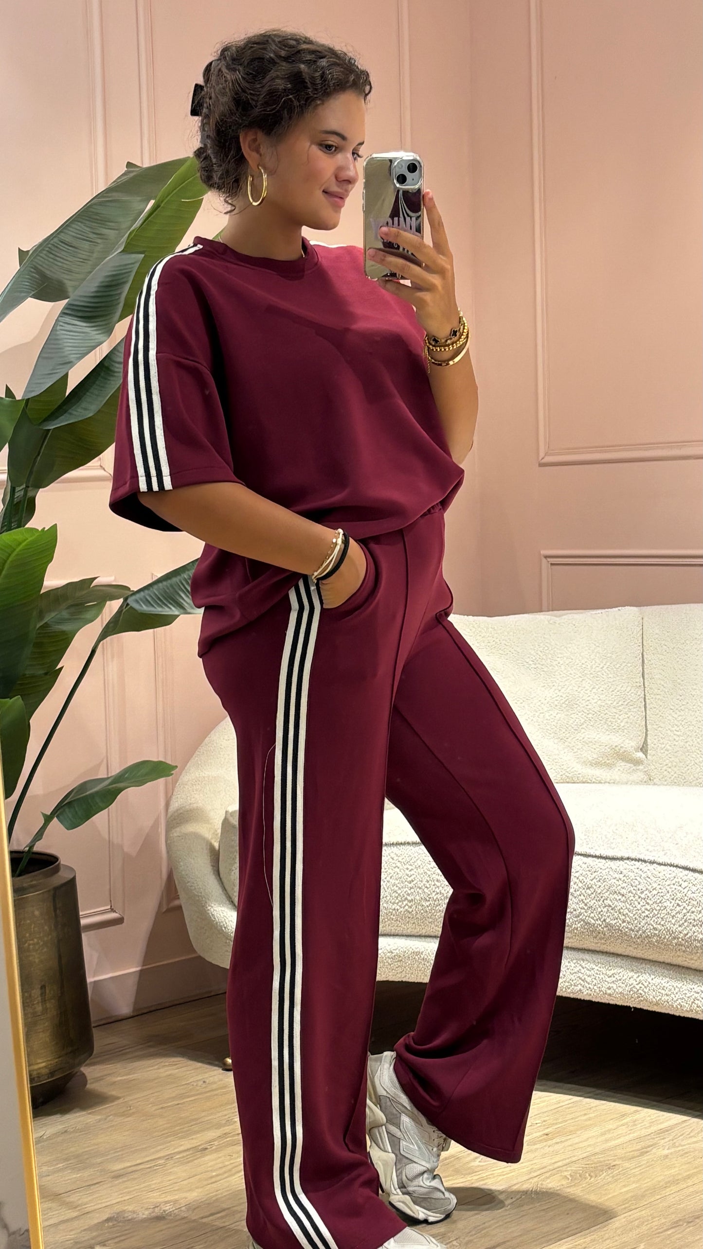 Comfy Luxe Joggingbroek - Rood