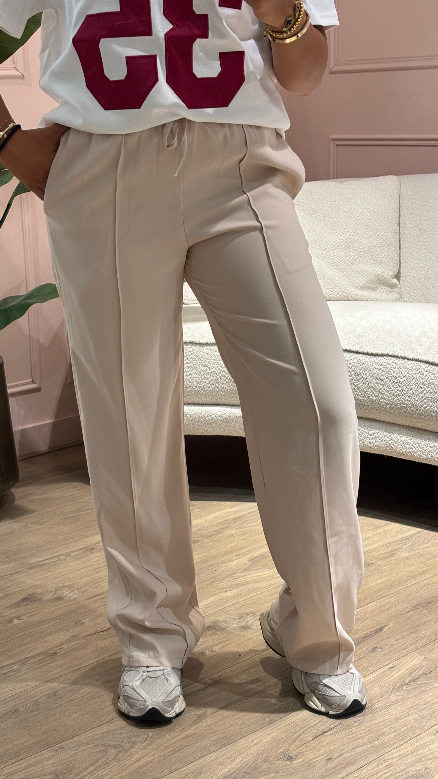 Bella broek Creme