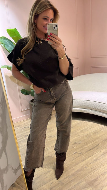 The Ivy Broek - warm bruin denim 🤎