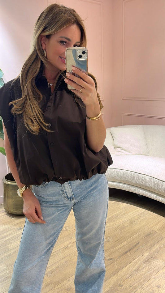 Fenna Top - bruin