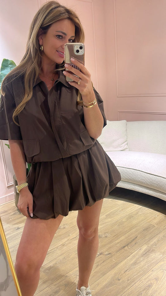 The Nola Set - dark brown
