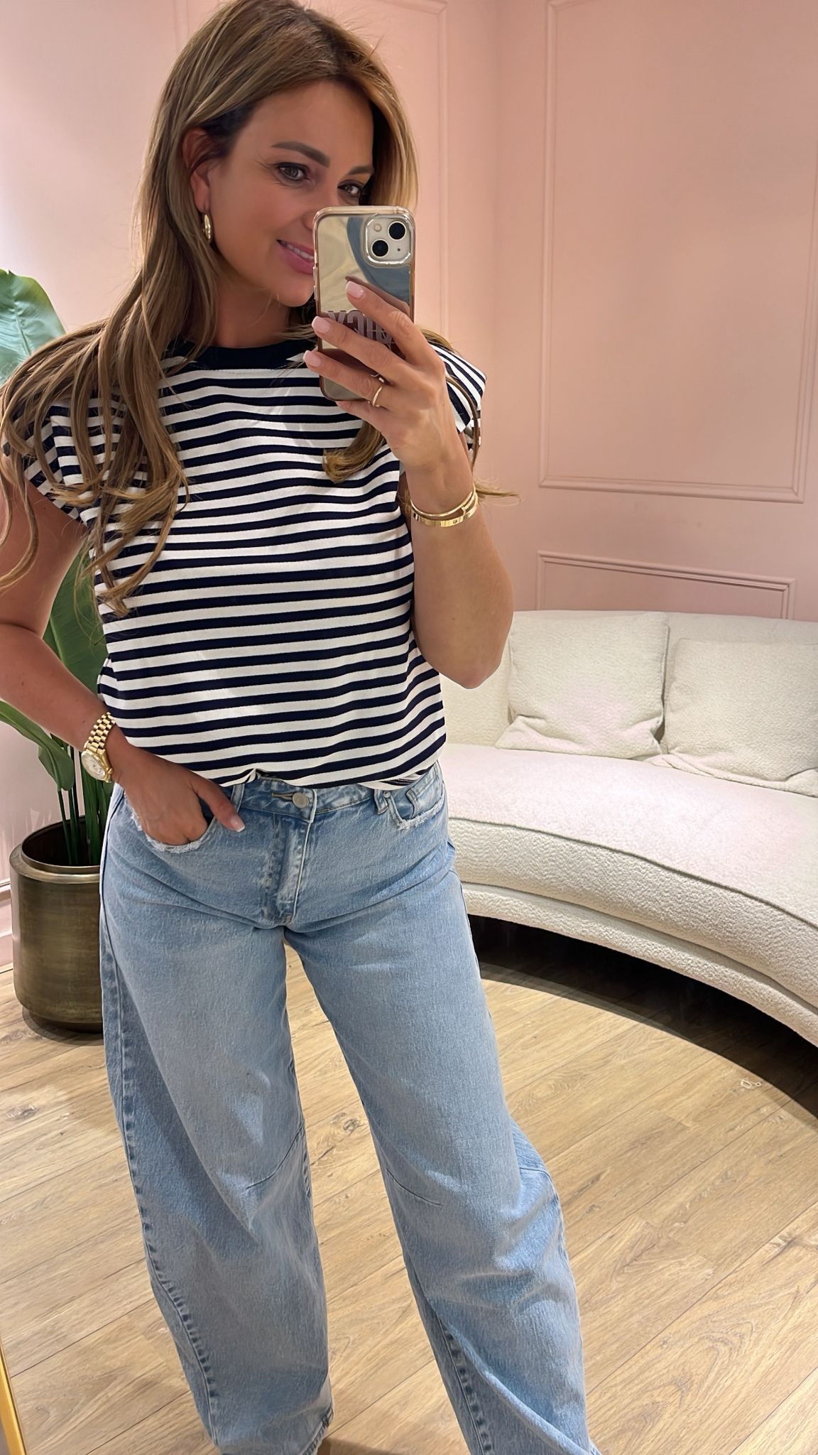 Power Stripe Top