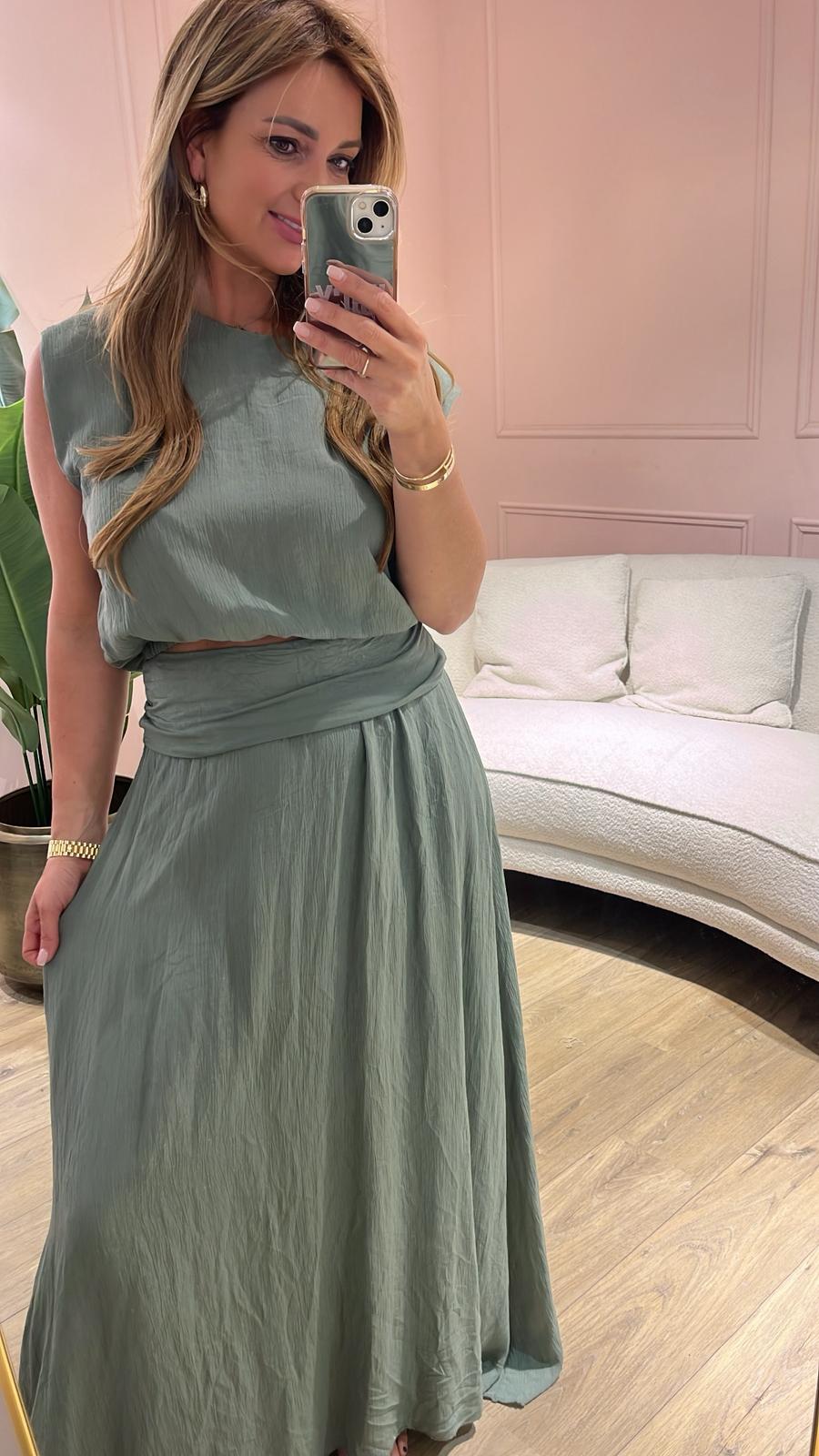 Luna Flow Set - sage green