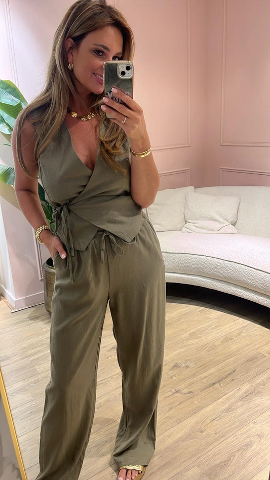 Sophia Pants - khaki