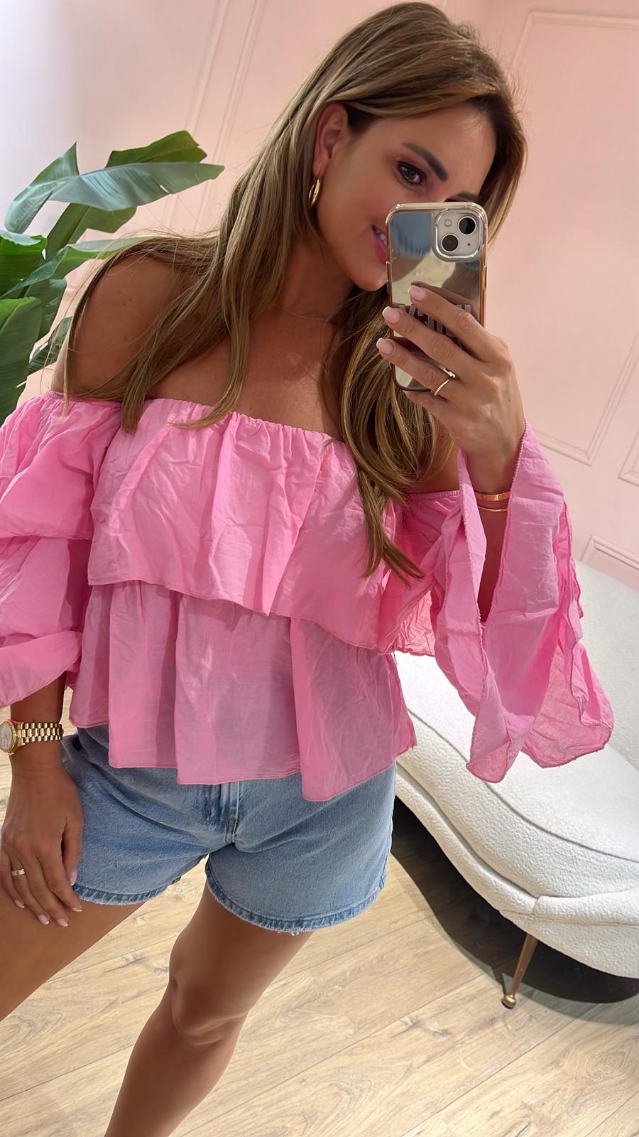 Bella Boho Top - roze