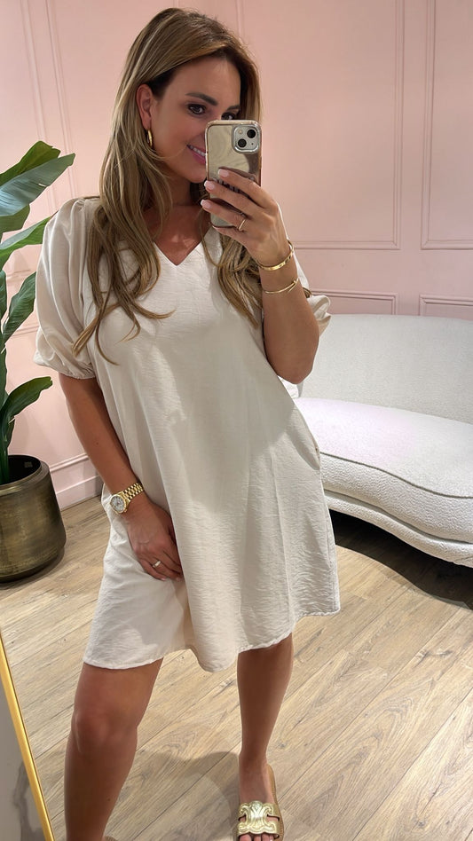 Azzuro Summer Dress - Ecru 🤍