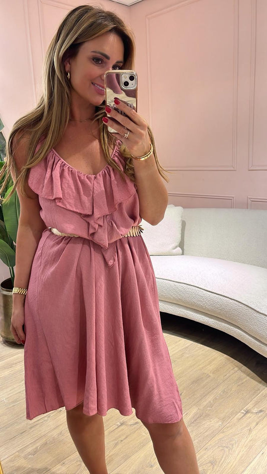 SALE !! Elodie Jurk - roze