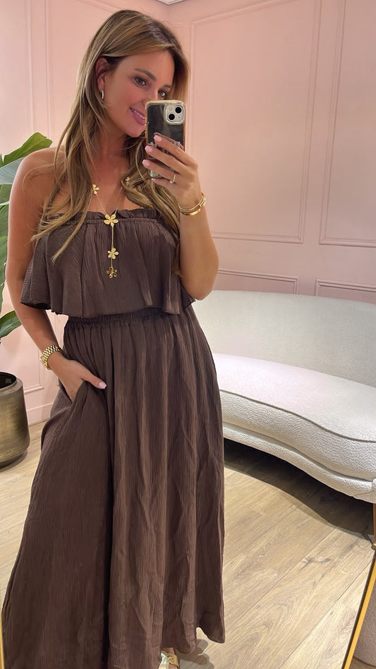 SALE!! Boho Two Piece Set - bruin