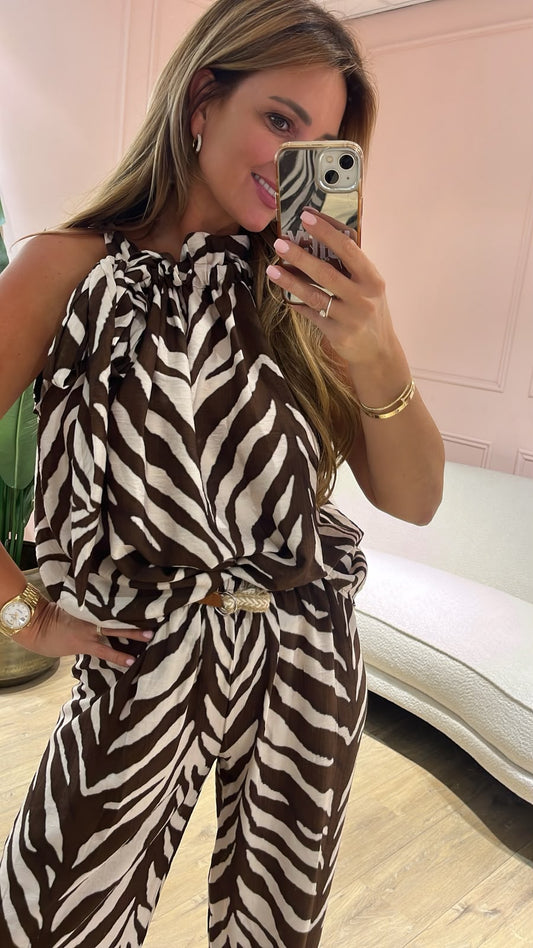 Zebra Print Top