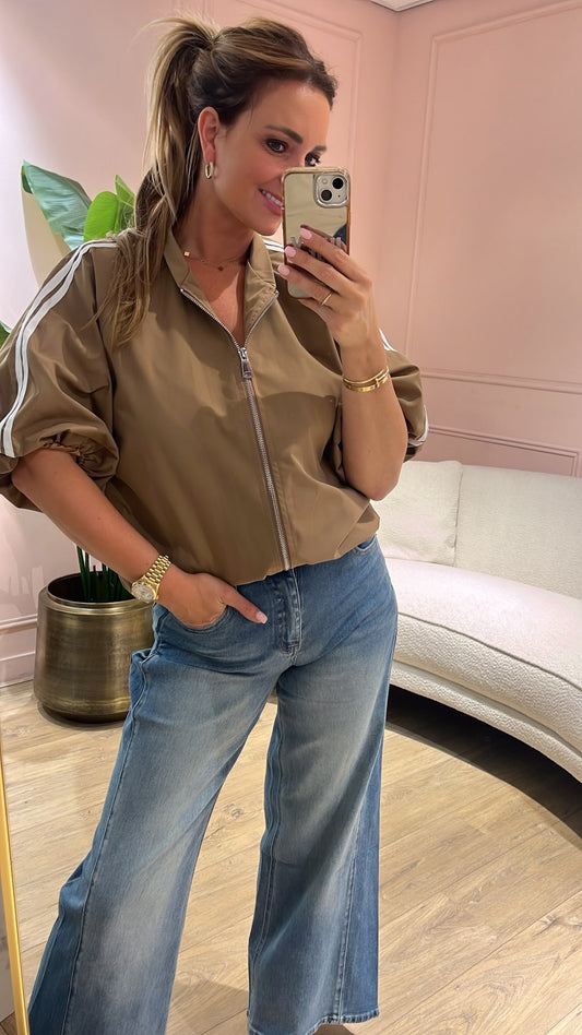 Riley Bomber - taupe