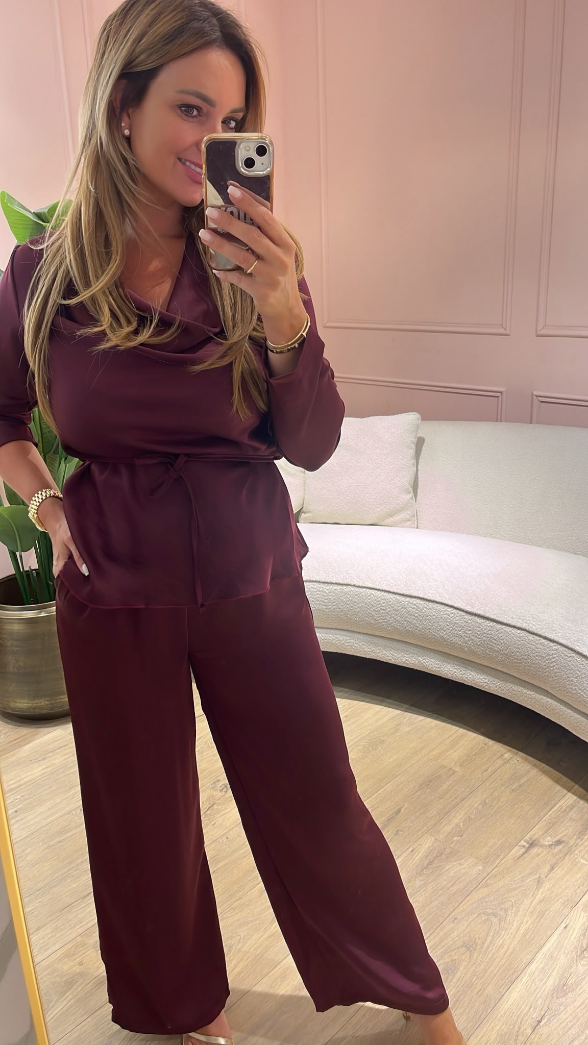 Olivia Set - burgundy