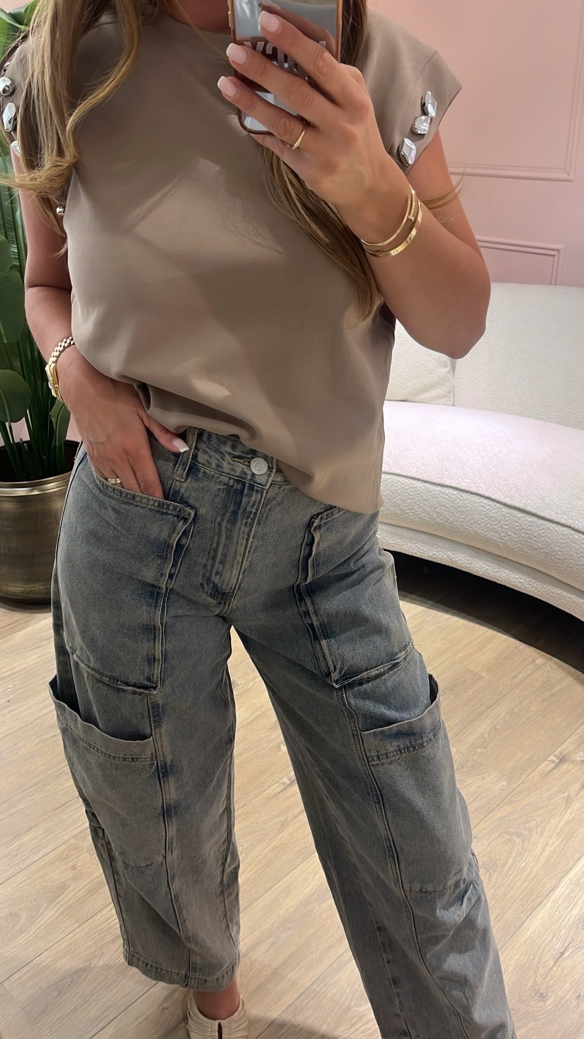 Harper Cargo Jeans