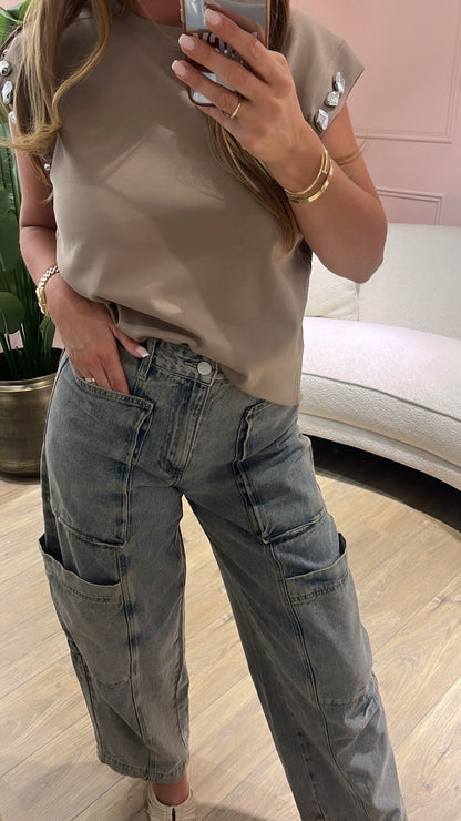Harper Cargo Jeans