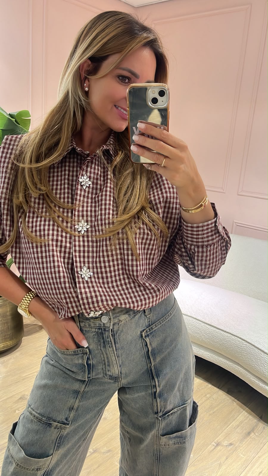 Daisy Blouse - bordeaux