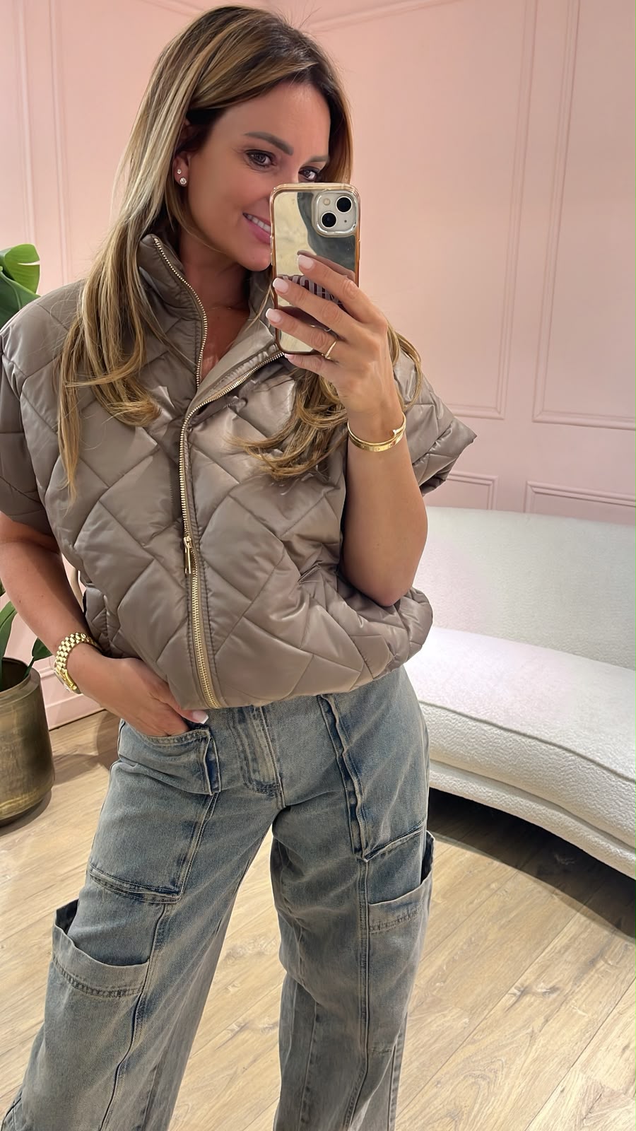 Mila Bodywarmer - taupe