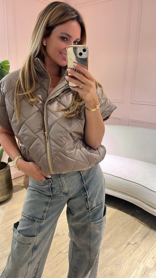 Mila Bodywarmer - taupe