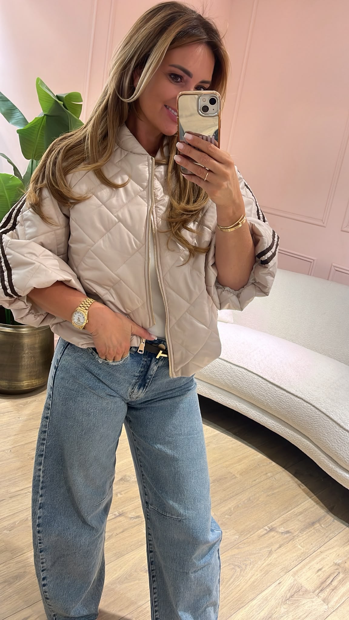 City Chic Bomber - beige