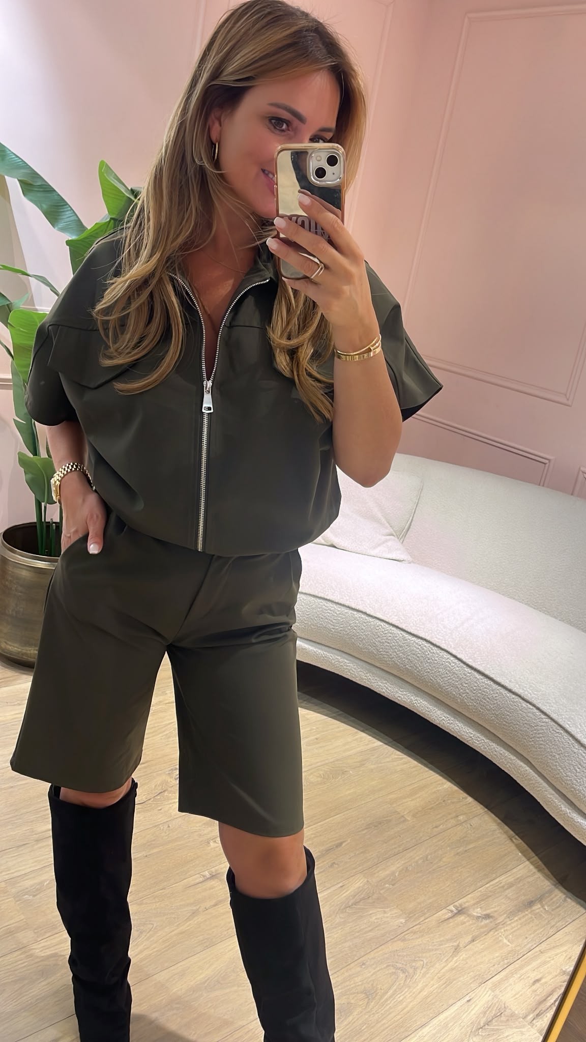 Monaco Set - olijfgroen