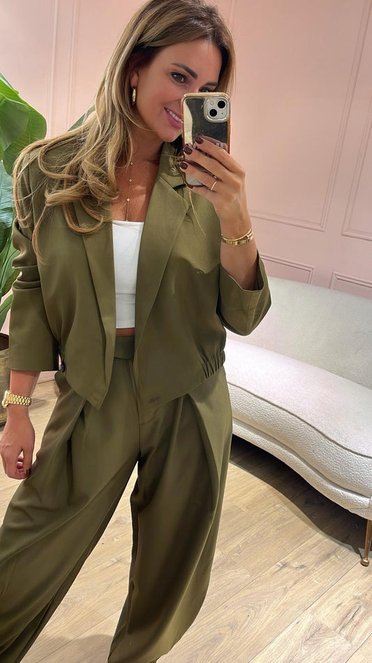 Ambika City Chic Blazer - olive
