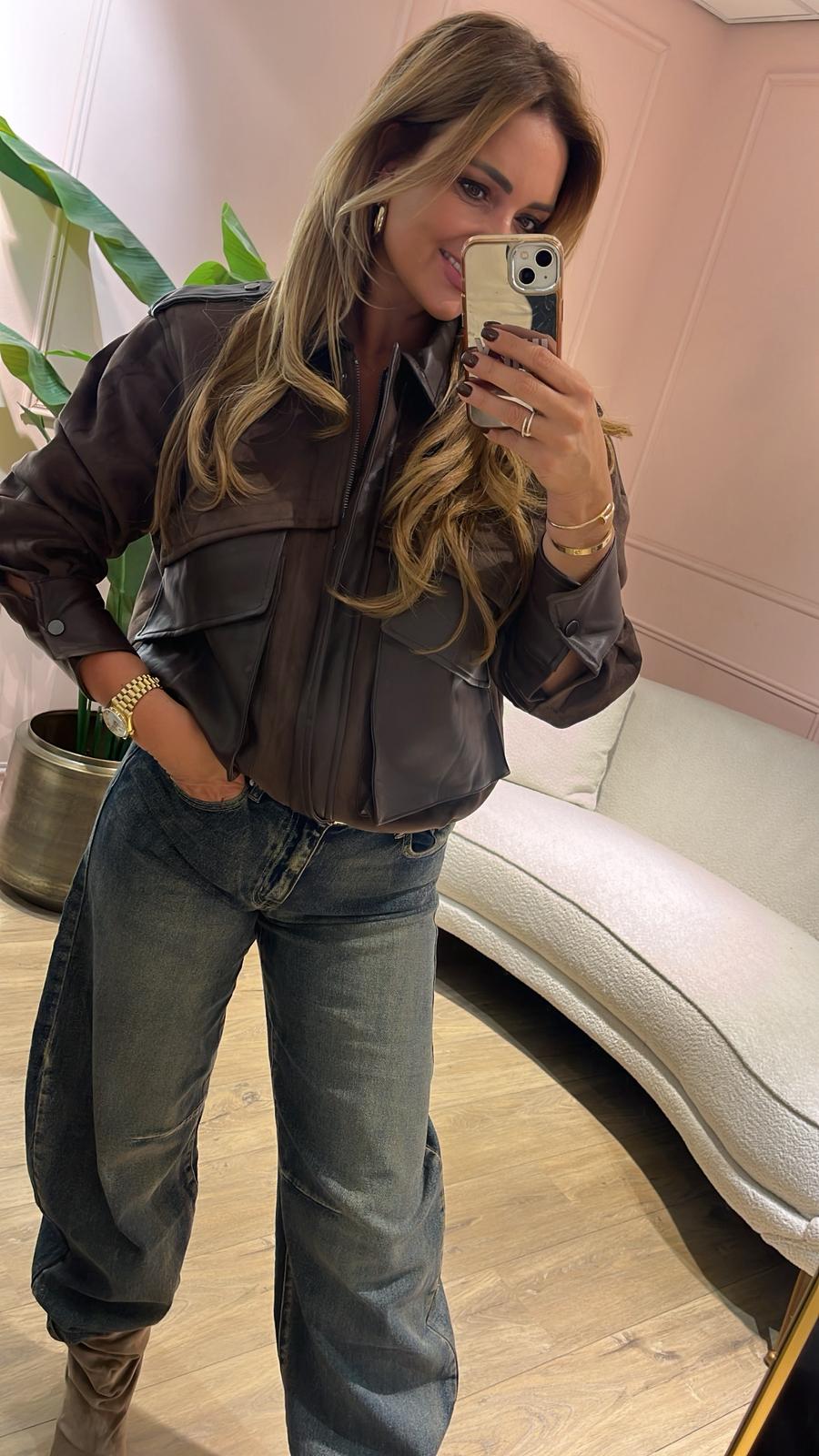 Nova Utility Jacket - donkerbruin