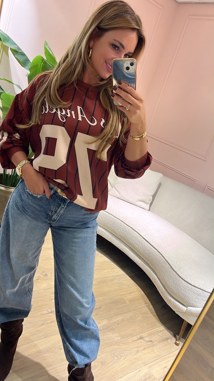 Varsity 79 Sweater - terracotta
